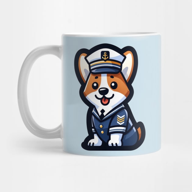 corgi sailor by Ferdi Everywhere